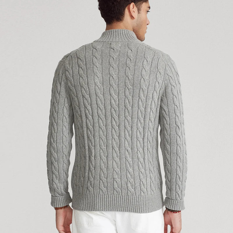 The Cable Knit Half-Zip