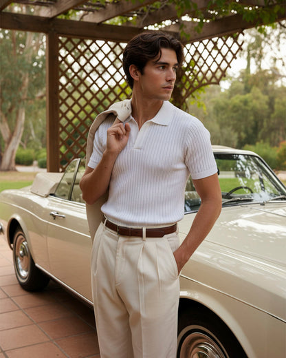 The Ribbed Polo