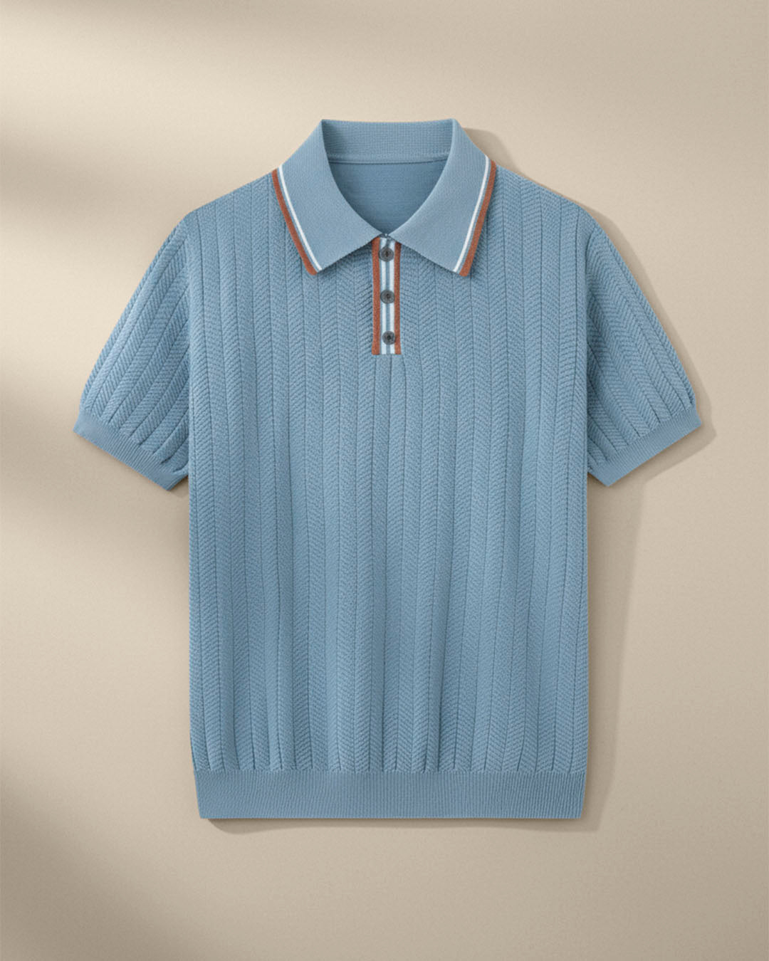 The Textured Knit Polo