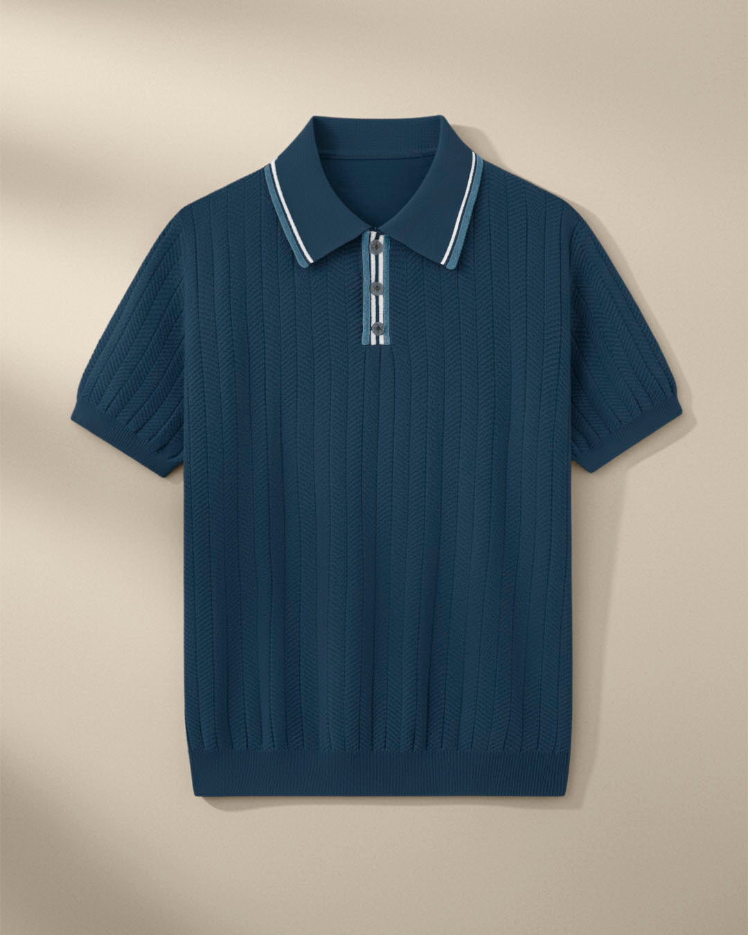 The Textured Knit Polo