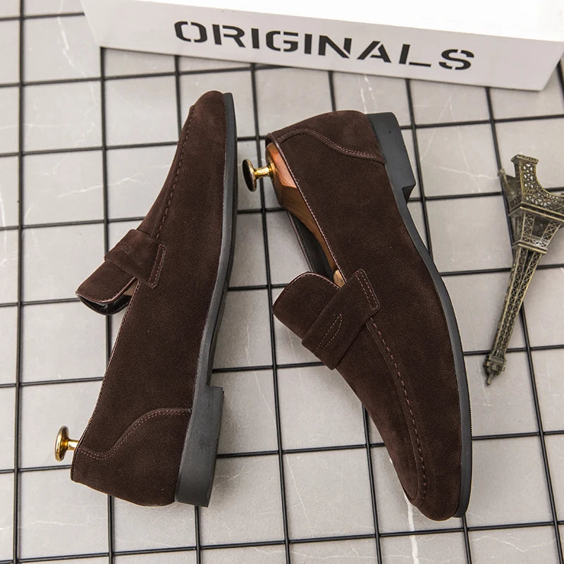 The Penny Loafers in Suede