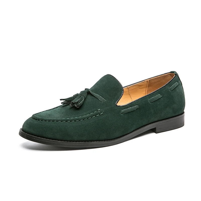 The Suede Tassel Loafers