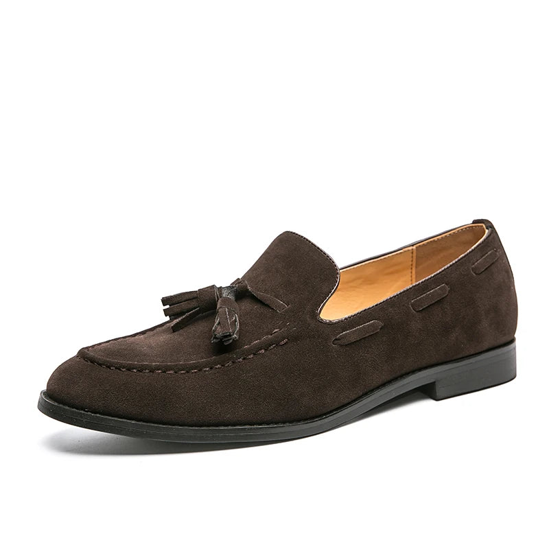 The Suede Tassel Loafers