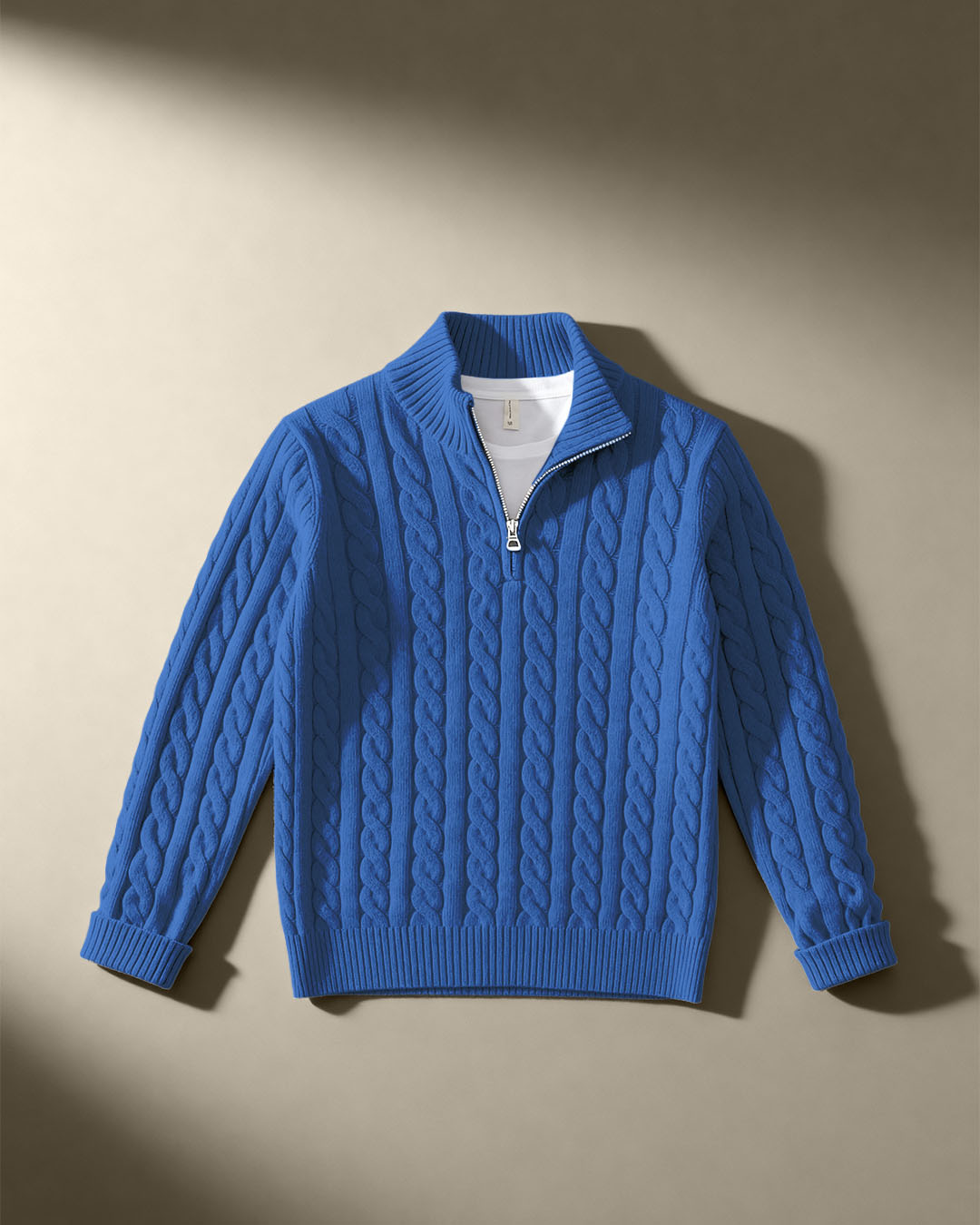 The Cable Knit Half-Zip