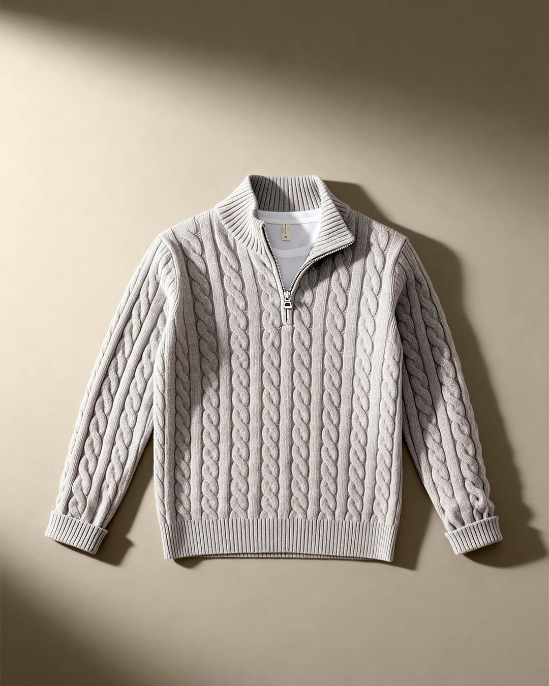 The Cable Knit Half-Zip