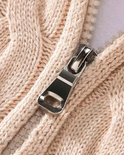 The Cable Knit Half-Zip