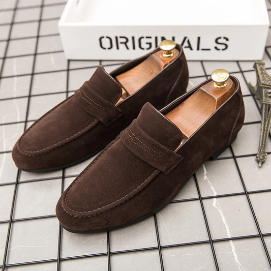 The Penny Loafers in Suede