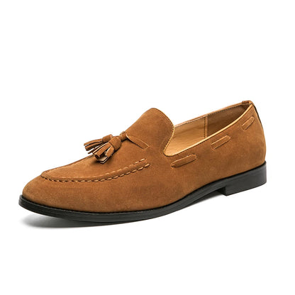 The Suede Tassel Loafers