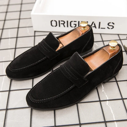 The Penny Loafers in Suede