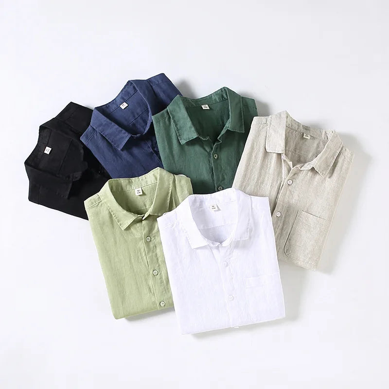 The Essencial Linen Short sleeves