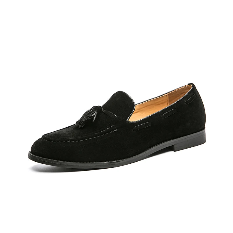 The Suede Tassel Loafers