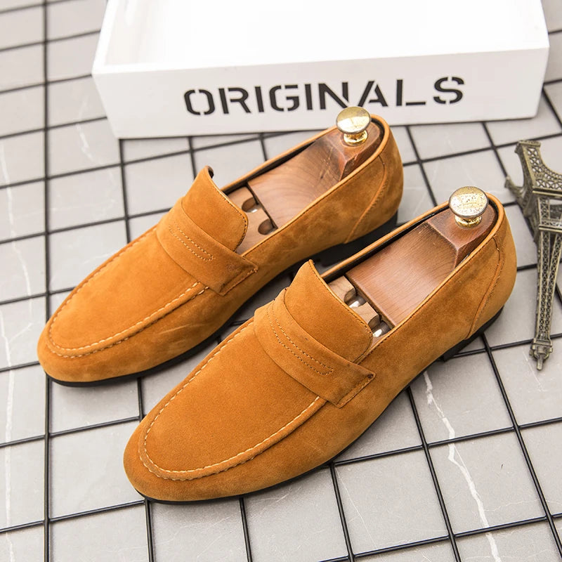 The Penny Loafers in Suede